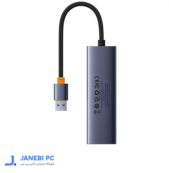 هاب USB 3.0 چهار پورت بیسوس مدل Flite B0005280A813-02