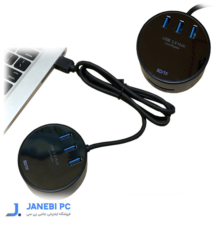 هاب 3 پورت USB3.0 جی پی سی مدل BYL-1909
