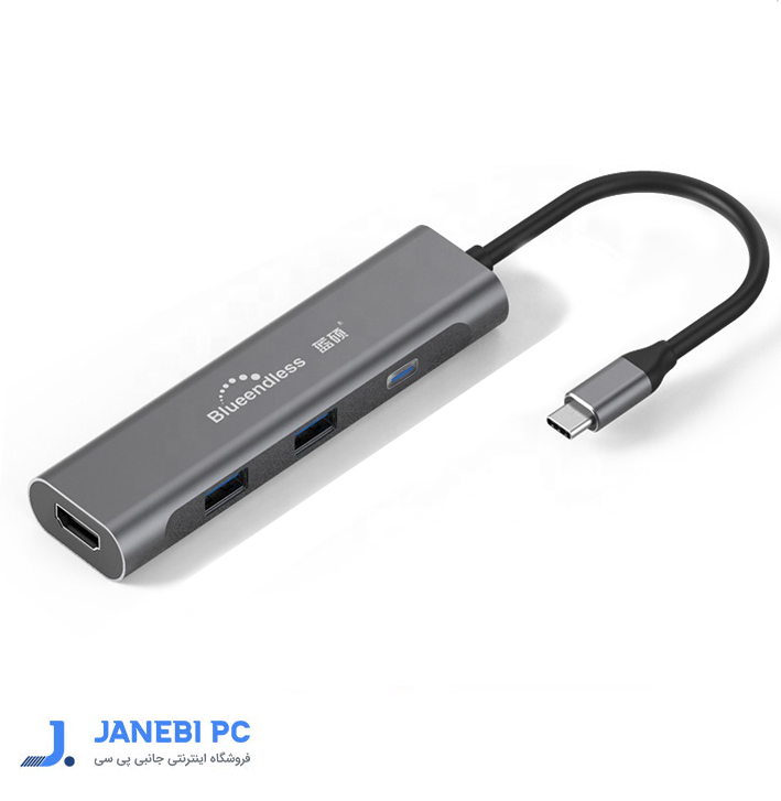 هاب 4 پورت USB3.0 بلواندلس مدل BS-HD401 