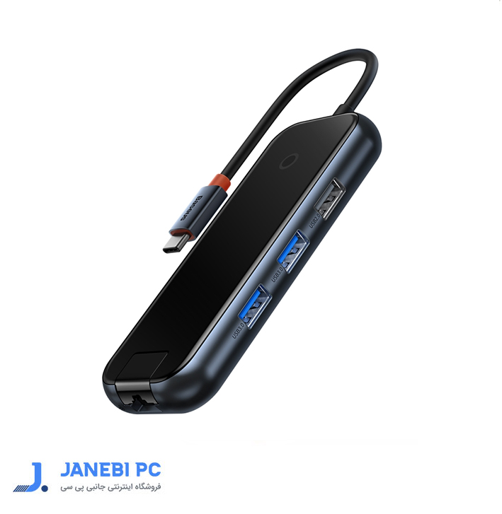 هاب USB-C پنج پورت بیسوس مدل AcmeJoy WKJZ010113