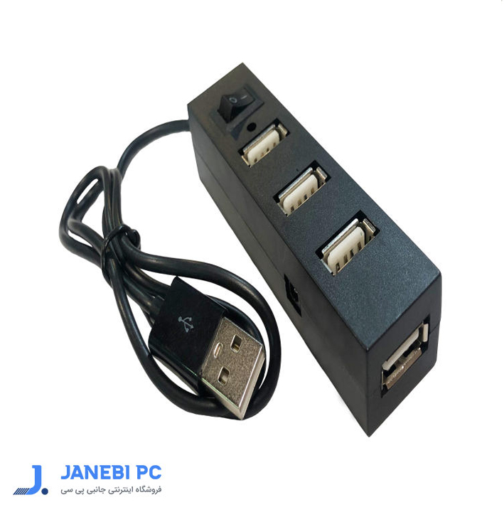 هاب 4 پورت USB2.0 جی پی سی مدل A112