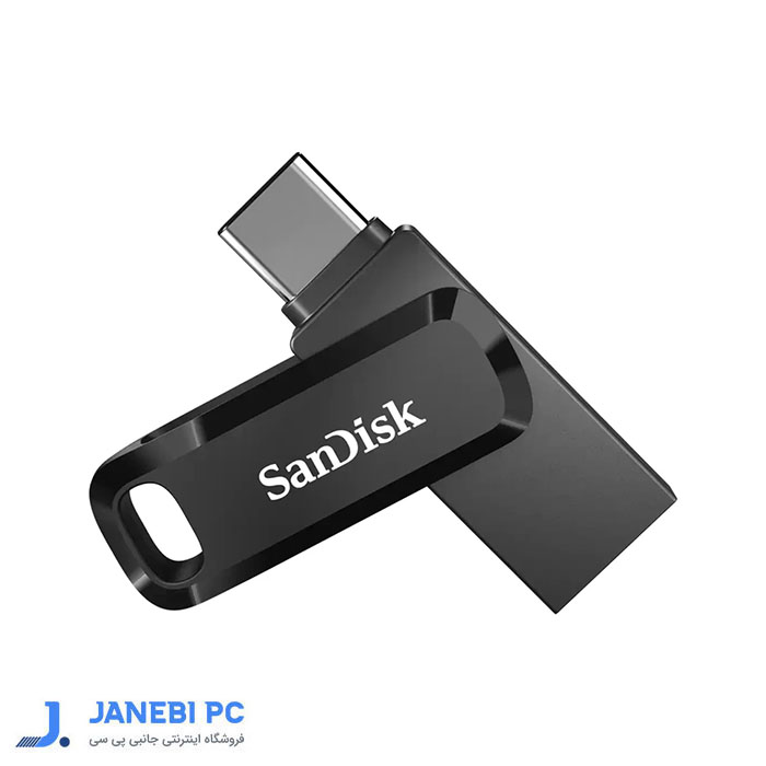فلش مموری سن دیسک مدل DUAL DRIVE GO 64GB