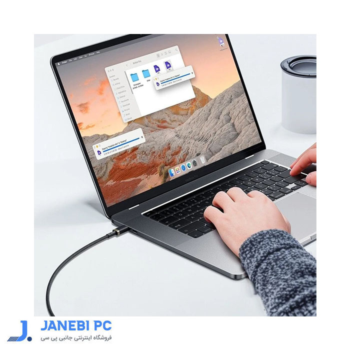 کابل شارژ 240W USB-C باسئوس مدل p10377803U03-01 طول 1 متر