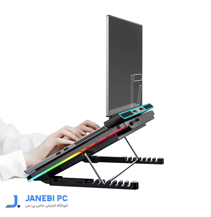 پایه خنک کننده لپ تاپ کول کلد مدل F5-RGB