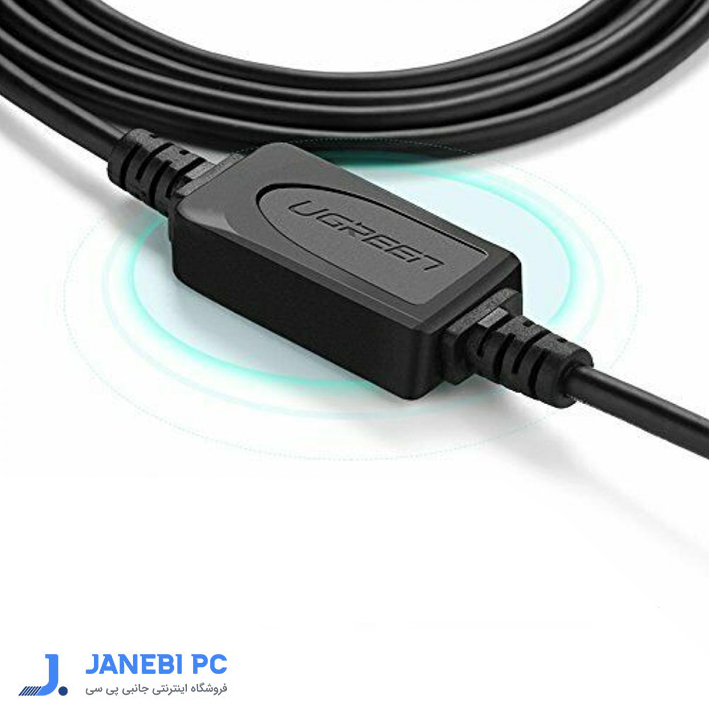 کابل پرینتر اکتیو USB2.0 یوگرین مدل US122(10362) طول 15 متر