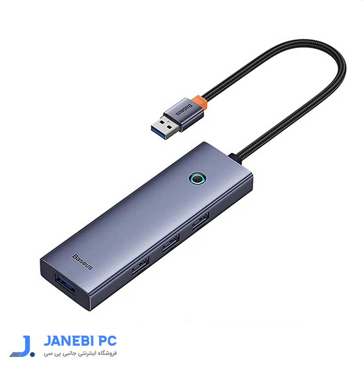 هاب USB 3.0 چهار پورت بیسوس مدل Flite B0005280A813-02