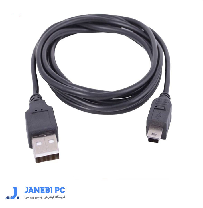 کابل تبدیل USB به Mini USB جی پی سی 120 سانتی متر