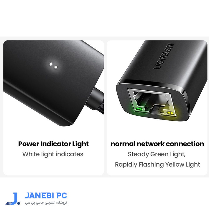 تبدیل USB-C به LAN یوگرین مدل CM650 15637