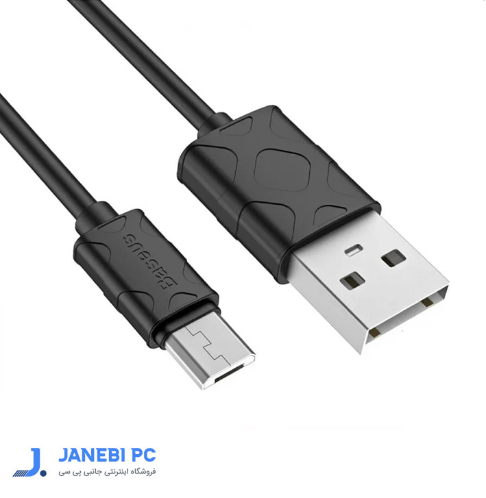 کابل شارژ USB به MicroUSB باسئوس 2.1 امپر مدل CAMUN-01
