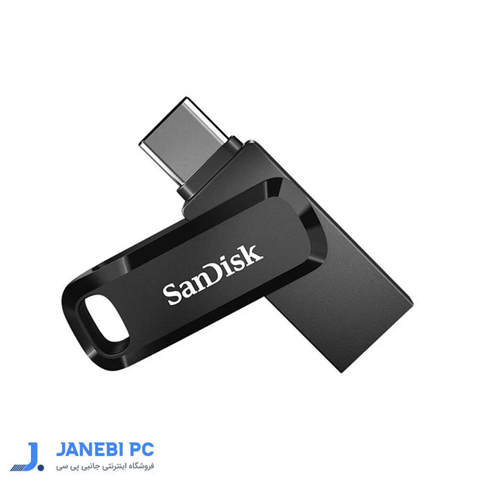 فلش مموری سن دیسک مدل DUAL DRIVE GO 128GB