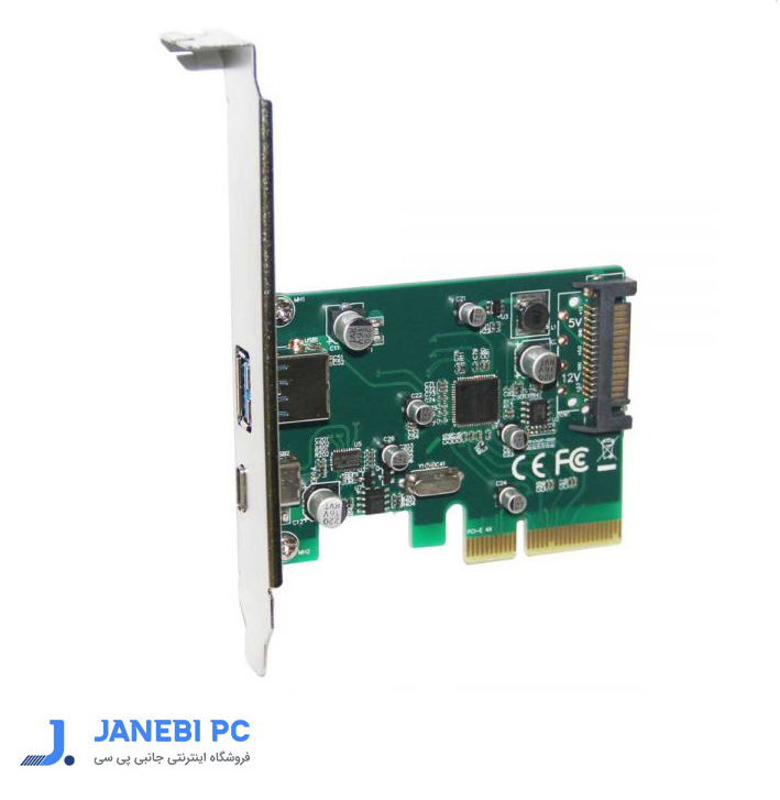 کارت USB3.1 وTYPE-C اسلات PCI EXPRESS جی پی سی