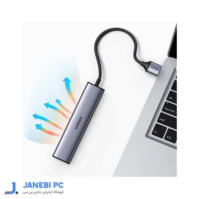 هاب 4 پورت USB C یوگرین CM475 60600