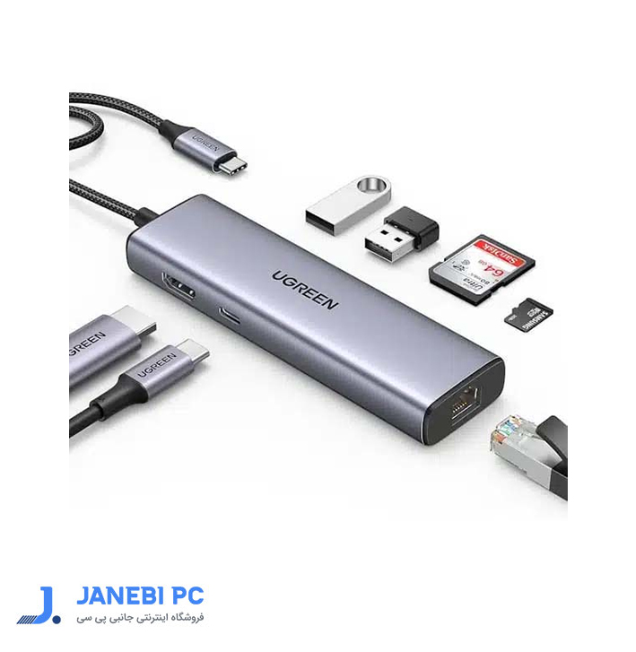 هاب 7 پورت USB-C یوگرین مدل CM512 90568