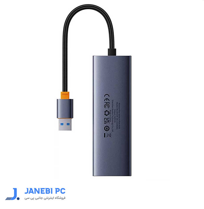 هاب USB 3.0 چهار پورت بیسوس مدل Flite B0005280A813-01