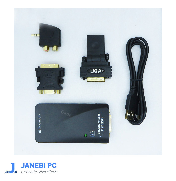 مبدل USB2.0 به HDMI و VGA و DVI فرانت مدل FN-U2D103 همراه صدا
