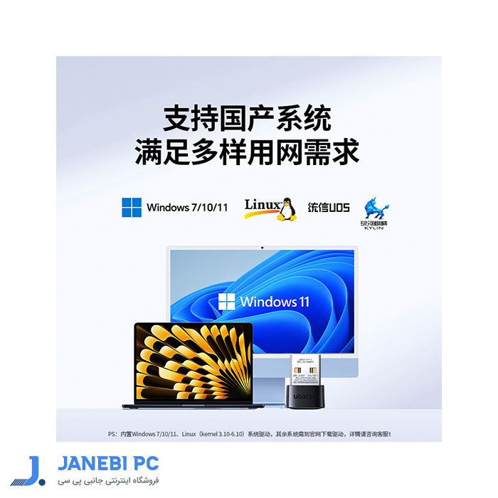 دانگل USB وای‌فای 6 یوگرین مدل CM860 75511 AX300