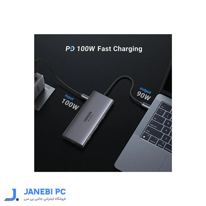 هاب 10 پورت USB C یوگرین مدل cm639 45380