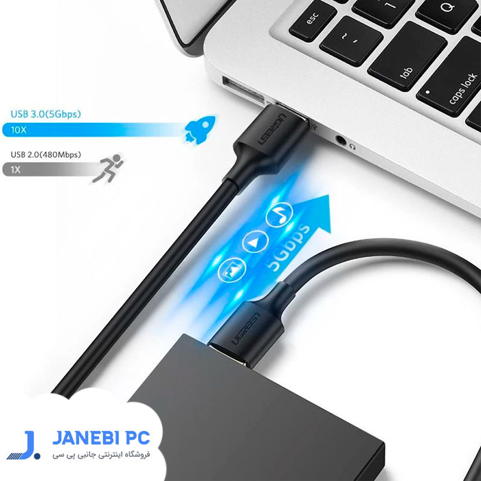 کابل لینک USB 3.0 یوگرین مدل (US128(10370 طول 1 متر