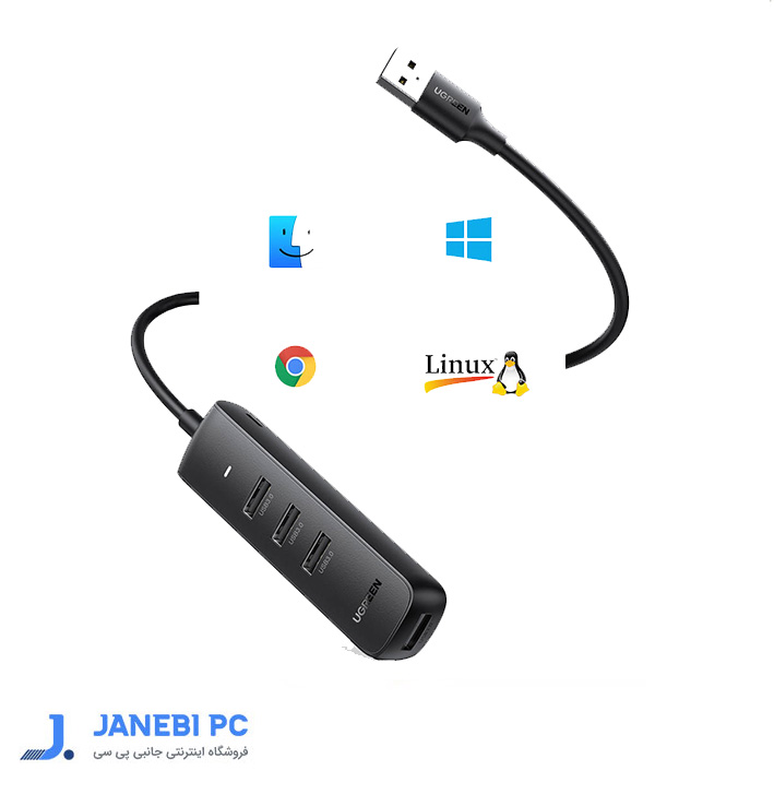 هاب 4 پورت USB 3.0 یوگرین مدل CM416 10915