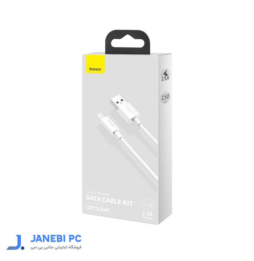 کابل تبدیل USB به MicroUSB باسئوس مدل TZCAMZJ-02 طول 1.5 متر