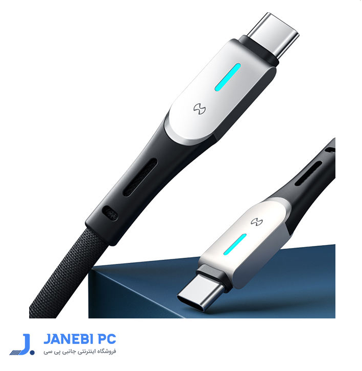 کابل تبدیل USB-C به USB-C ژاند مدل XDDC-008 طول 1.2 متر