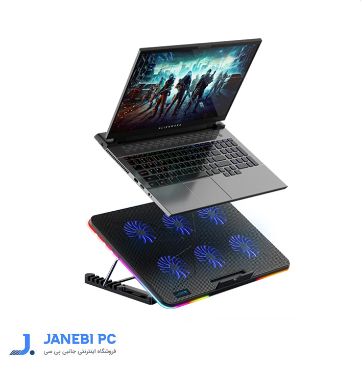 پایه خنک کننده لپ تاپ کول کلد مدل F5-RGB