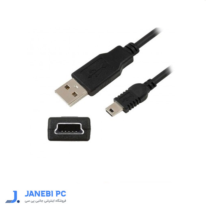 کابل USB 2.0 به Mini USB فرانت مدل FN-U25C15 طول 1.5 متر