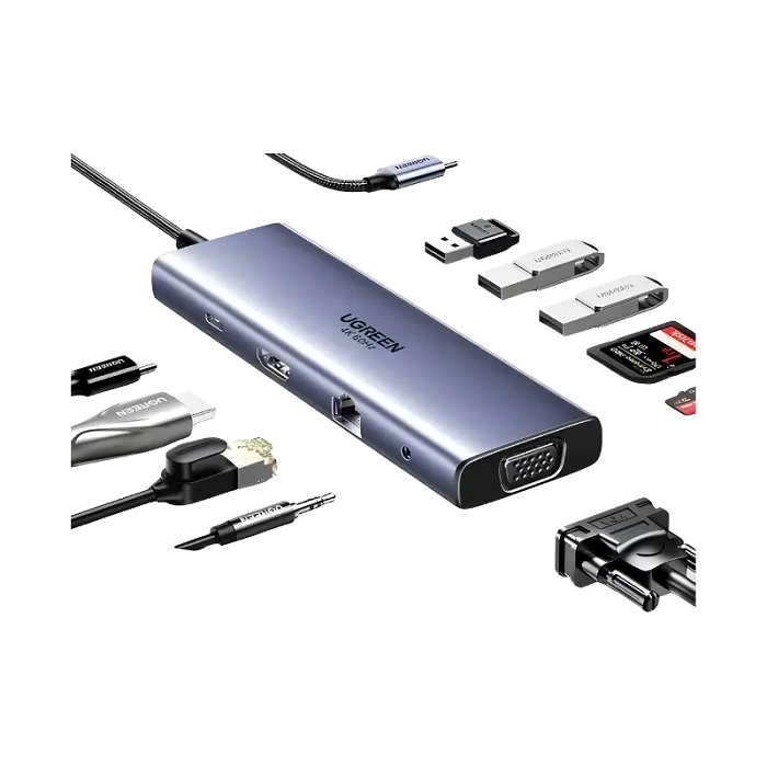 هاب 10 پورت USB C یوگرین مدل CM498 25043